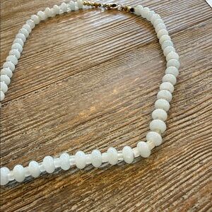 Allie+Bess 
Pale Blue Beaded Necklace